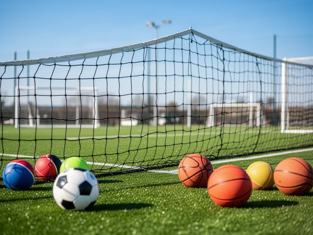 Jak dobrać siatkę na piłkochwyt do boiska lub hali sportowej?